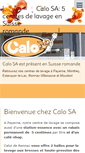 Mobile Screenshot of calo-lavage.ch